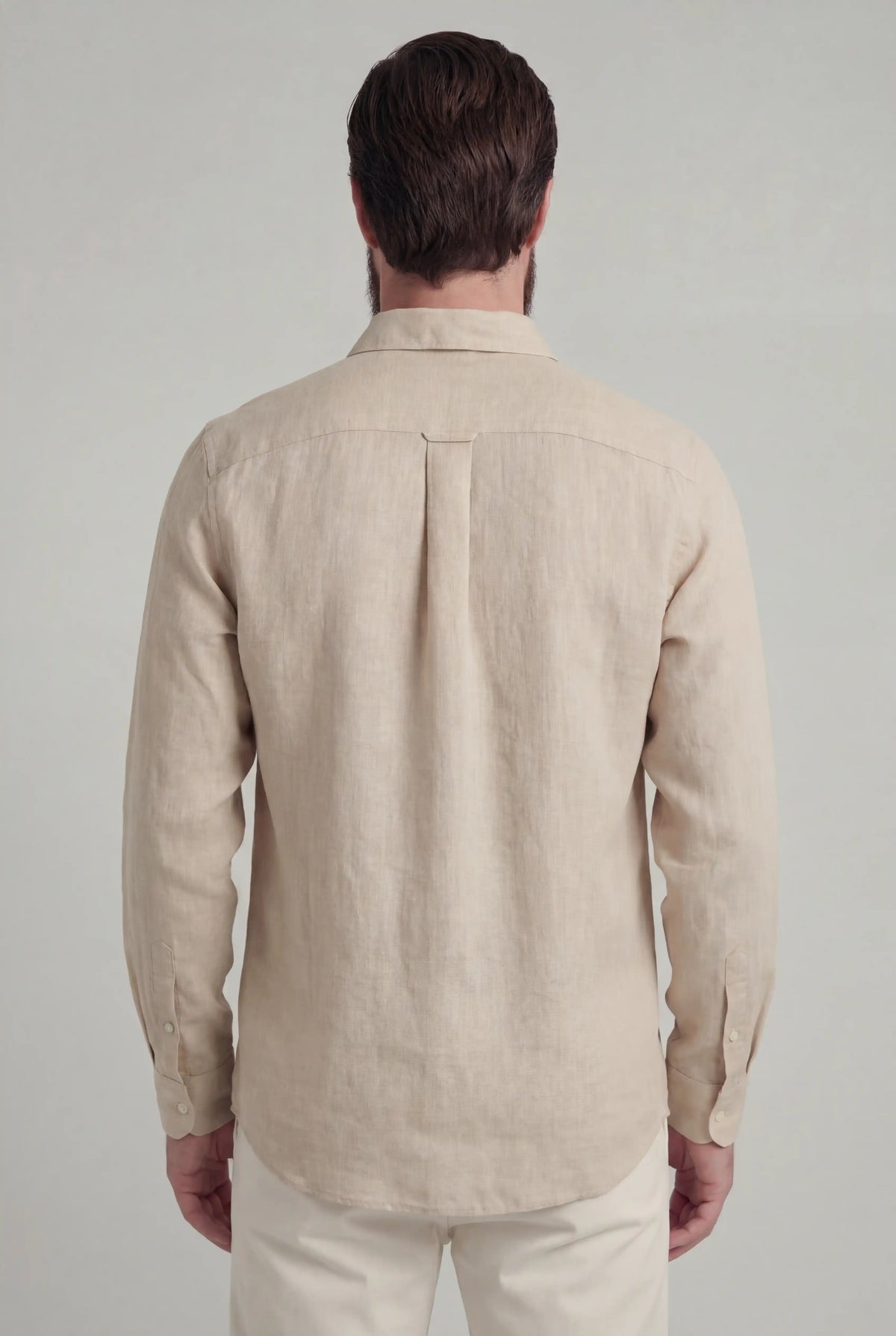 Monaco Summer Shirt - Sand - Linskjorte - Valmont Wear