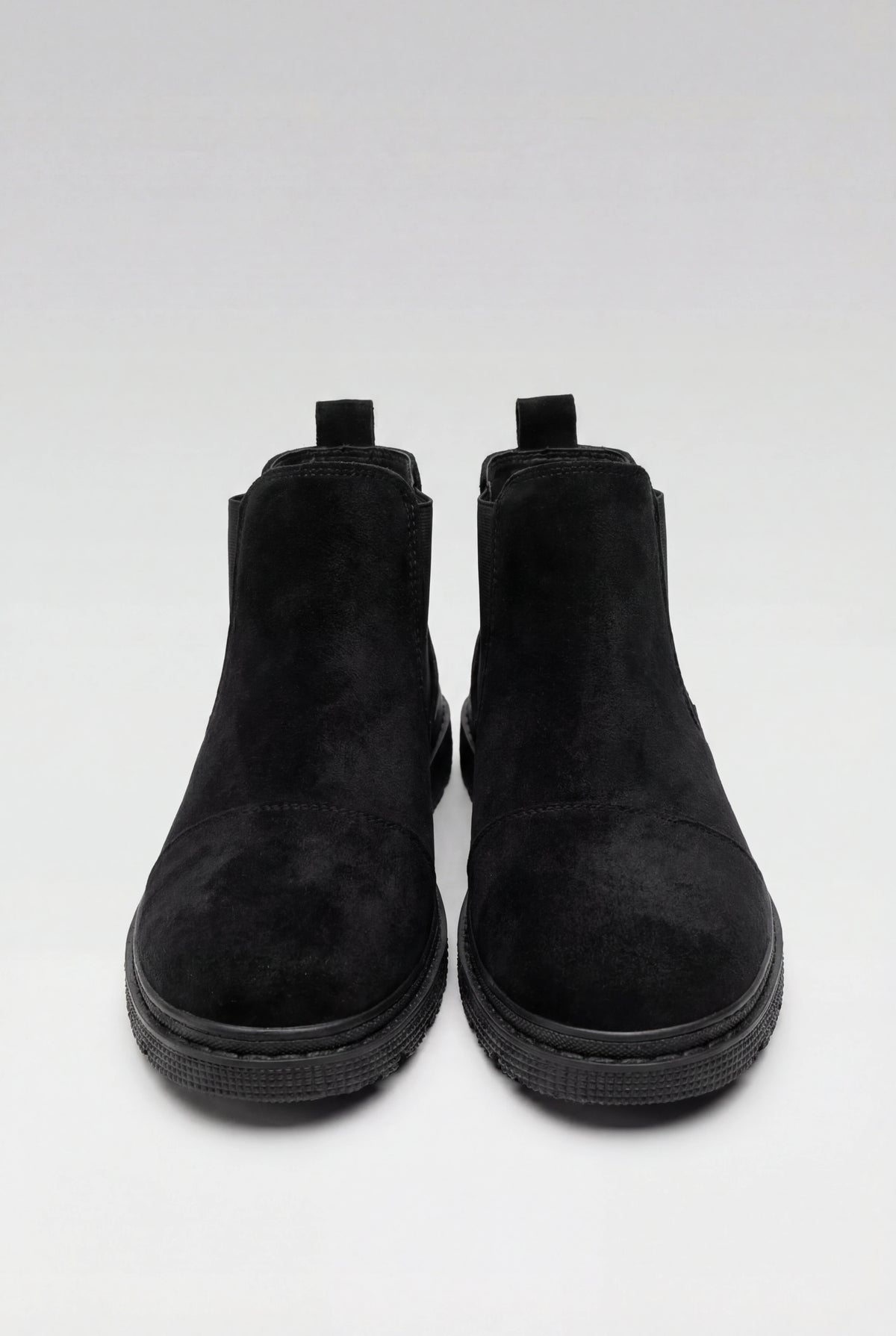 Herre Chelsea Boots i Ruskind - Sort - Sort - Boots - Valmont Wear