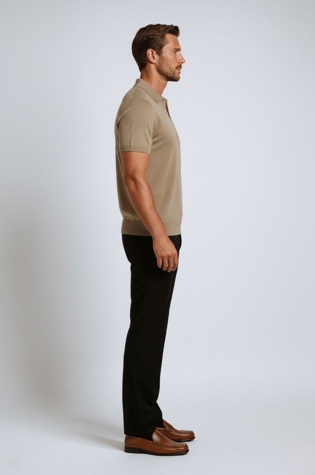 Polo Shirt Mænd i Teknisk Stof Slank Fit - - Polo skjorter - Valmont Wear