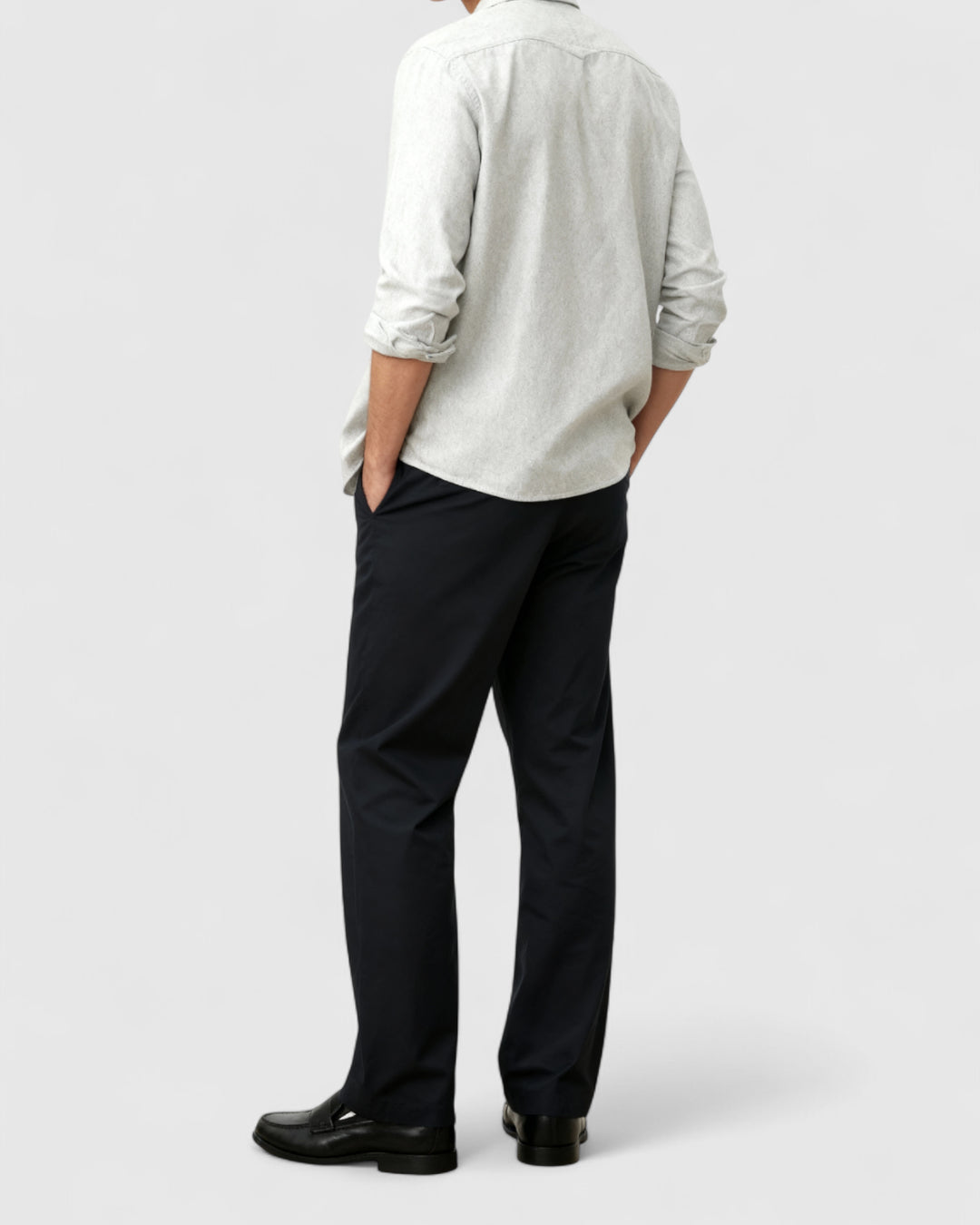 Herre Chinos i Navy Blå - Løs Pasform - Marineblå - Chinos - Valmont Wear