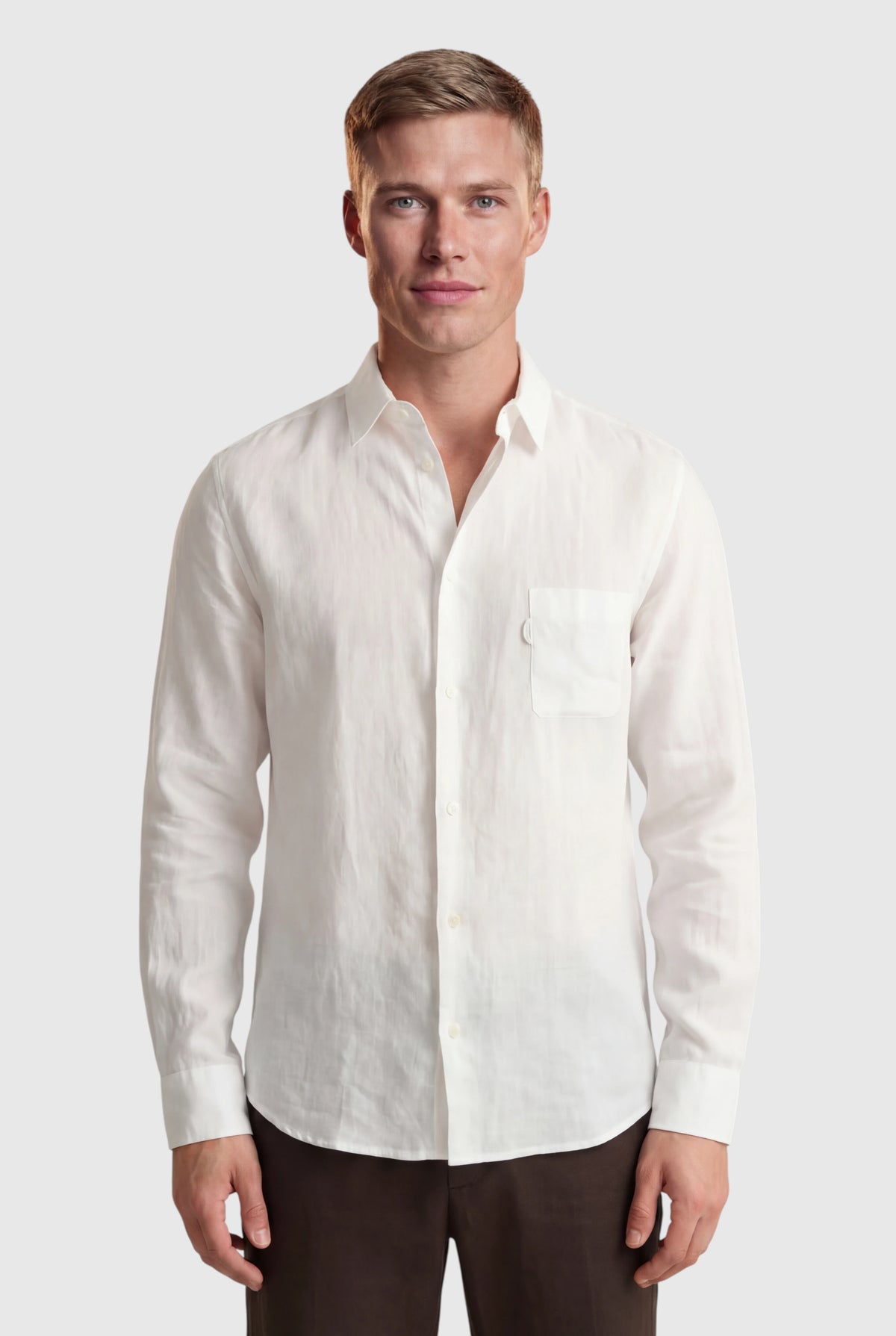 Monaco Summer Shirt - Hvid - Linskjorte - Valmont Wear