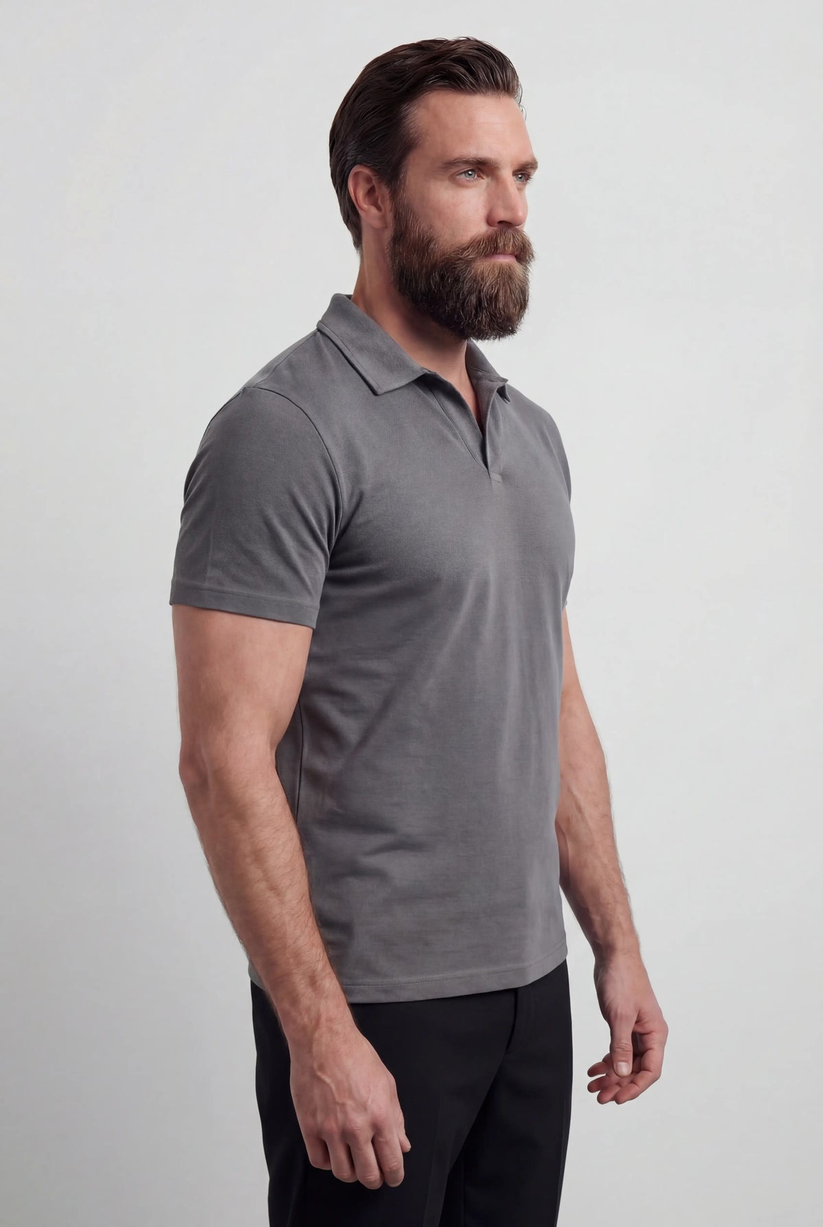 Polo Shirt Mænd i Teknisk Stof Slank Fit - Polo skjorter - Valmont Wear
