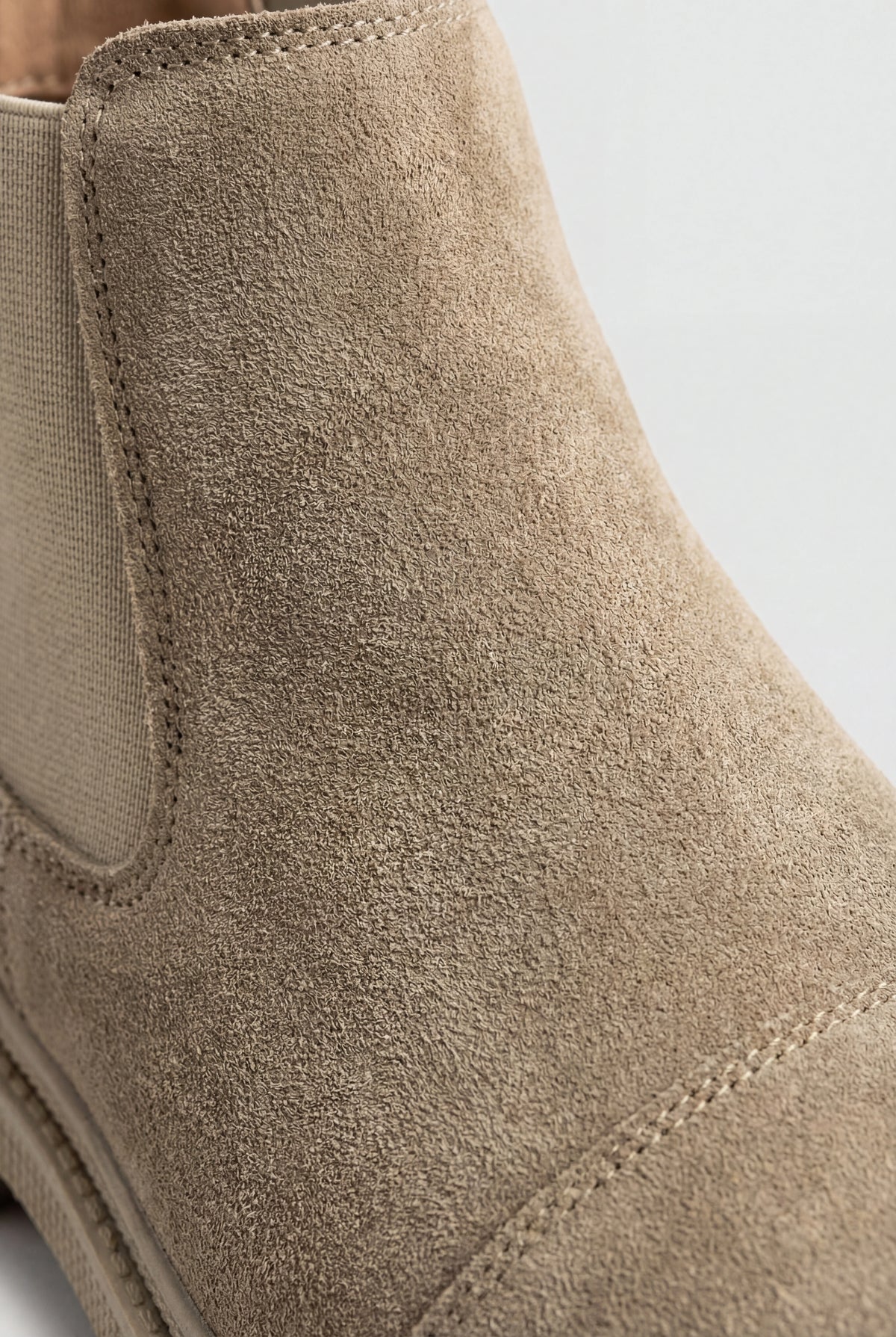 Herre Chelsea Boots i Ruskind - Sand - Taupe - Boots - Valmont Wear