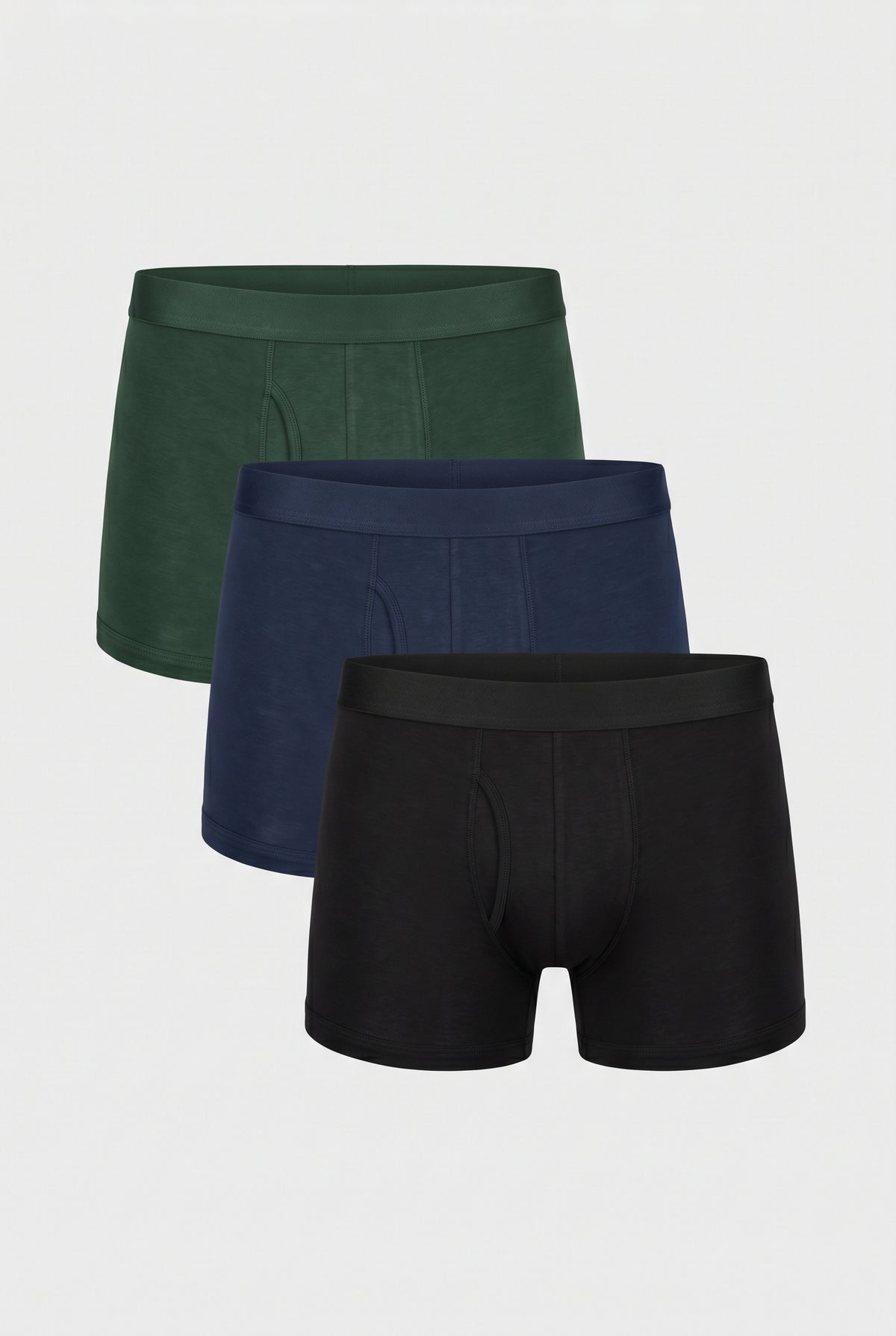 3-pack Bamboo Boxer Shorts - Forest Trio