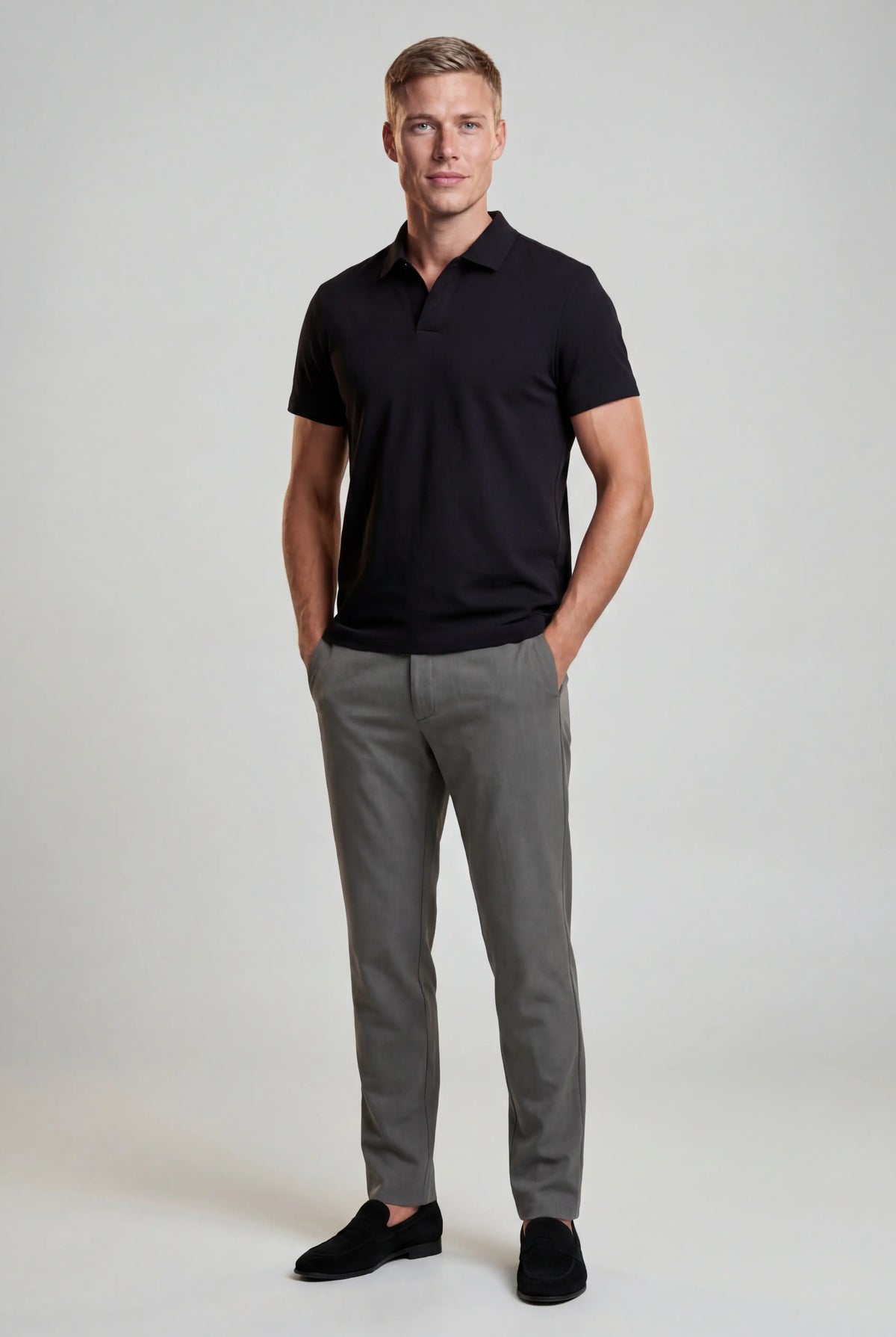 Polo Shirt Mænd i Teknisk Stof Slank Fit - Polo skjorter - Valmont Wear