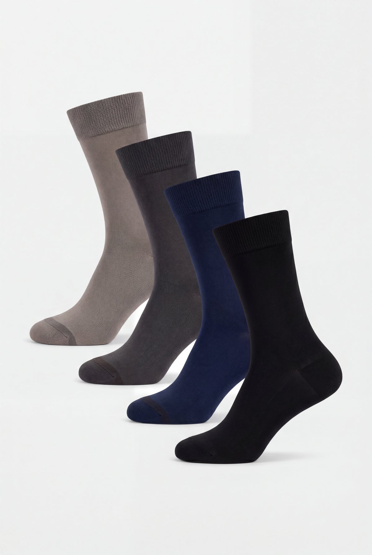 4-pack bambusstrumpor - klassisk gradient