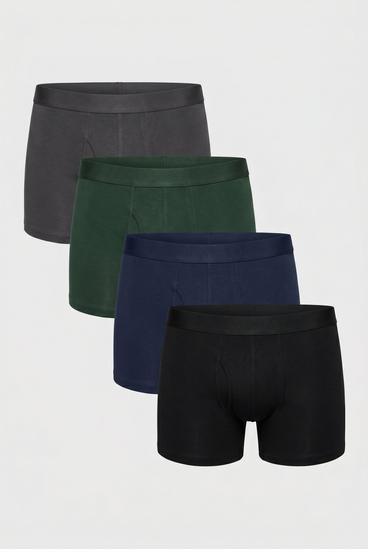 4-pack Bamboo Boxer Shorts - Dark Mode