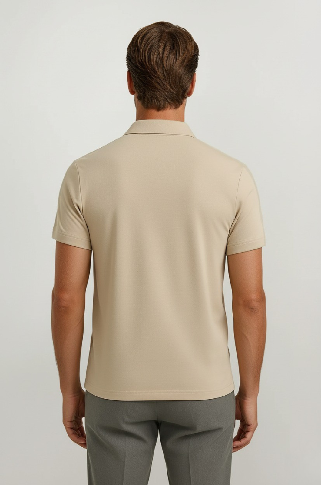 Polo Shirt Mænd i Teknisk Stof Slank Fit - - Polo skjorter - Valmont Wear