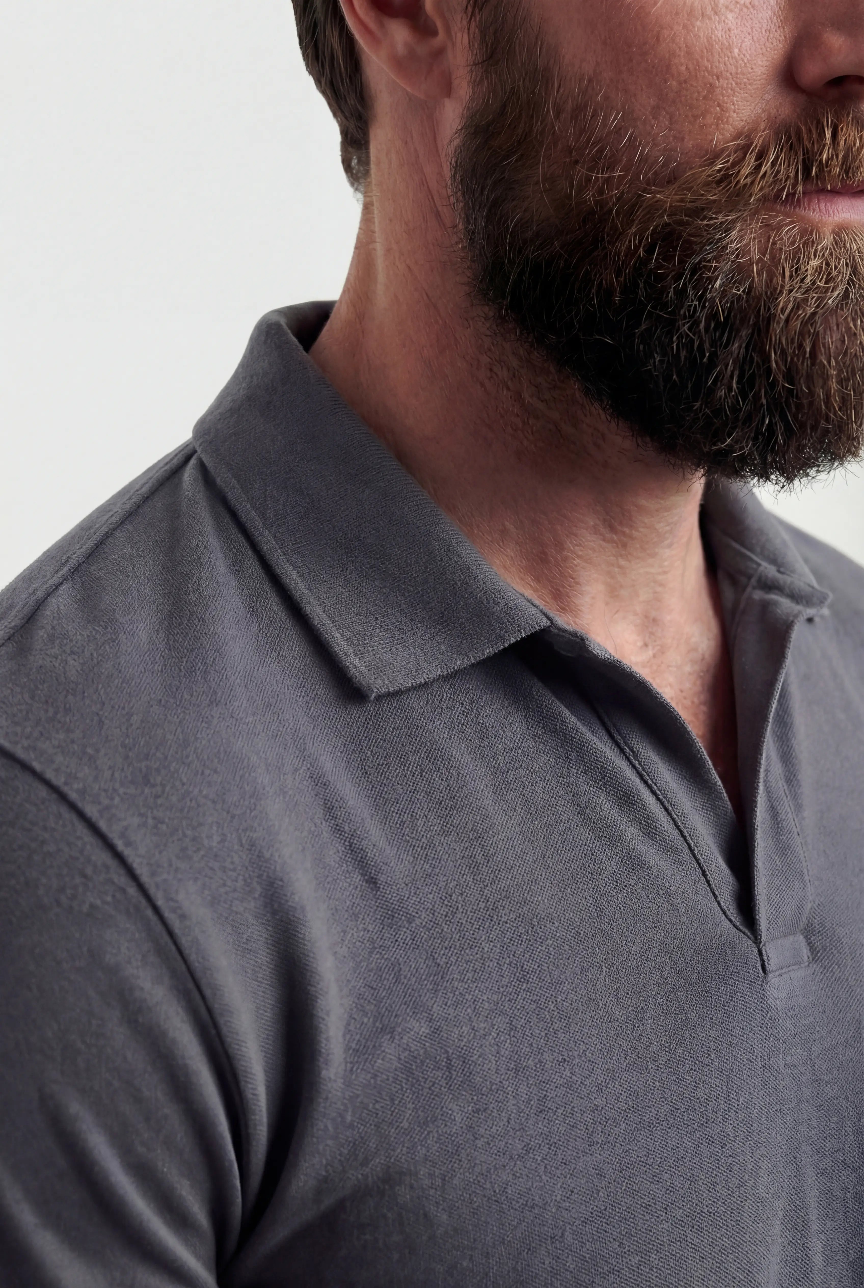 Polo Shirt Mænd i Teknisk Stof Slank Fit