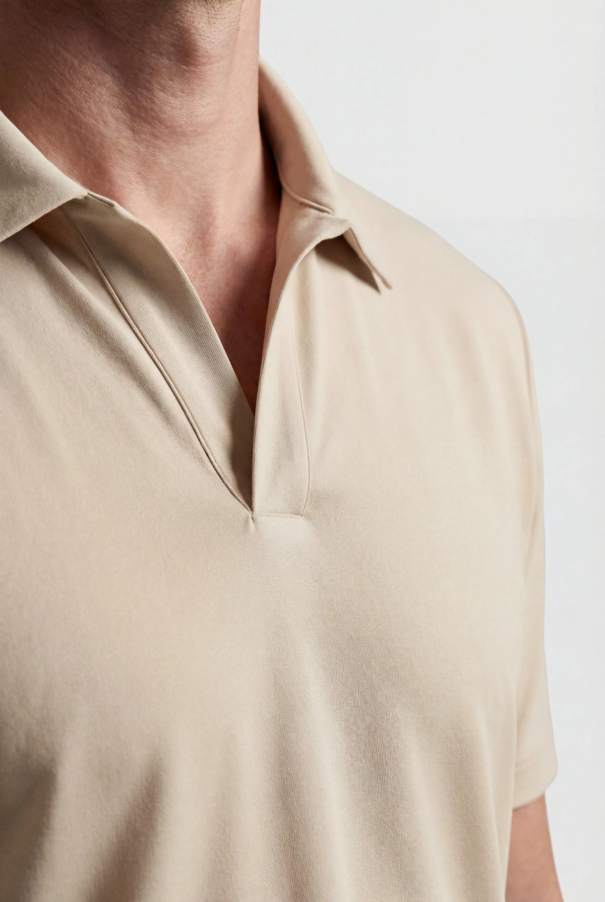 Polo Shirt Mænd i Teknisk Stof Slank Fit - Polo skjorter - Valmont Wear