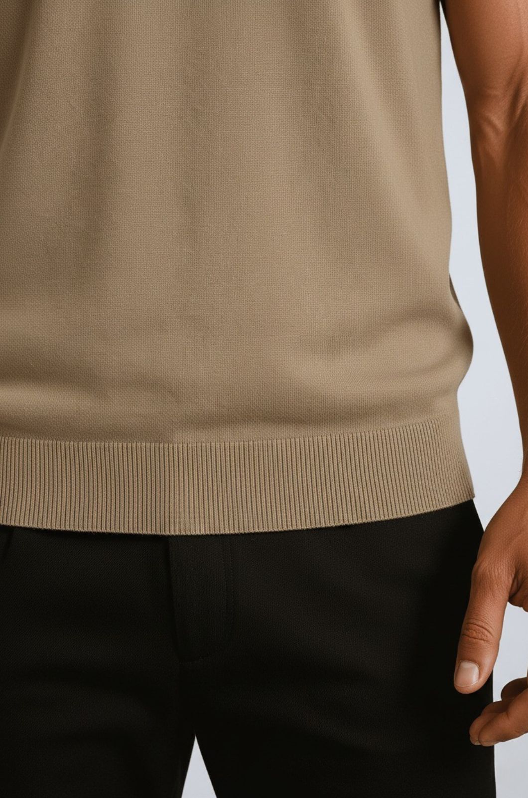 Polo Shirt Mænd i Teknisk Stof Slank Fit - - Polo skjorter - Valmont Wear