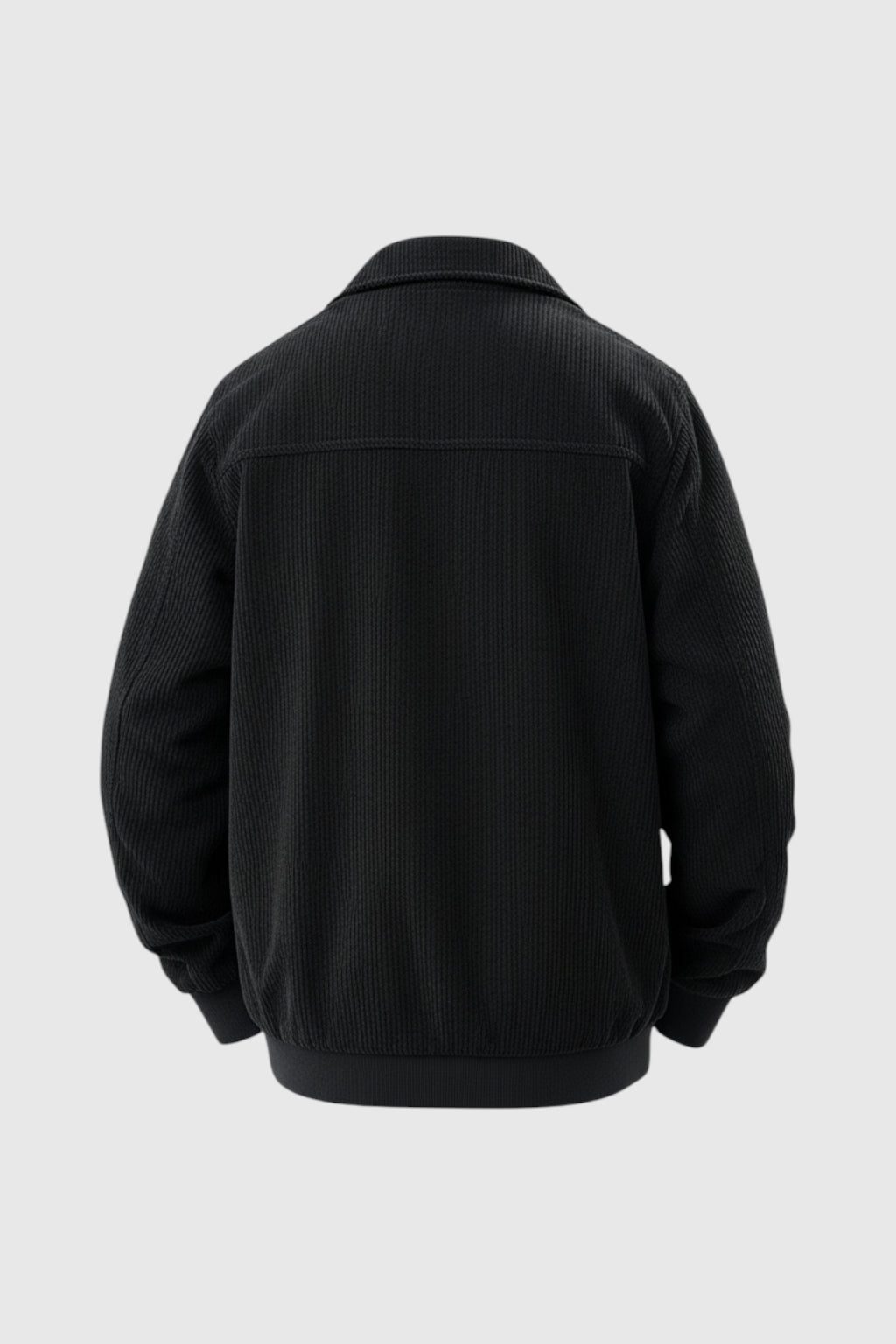Herre Corduroy Jakke - Sort - - Jakker - Valmont Wear
