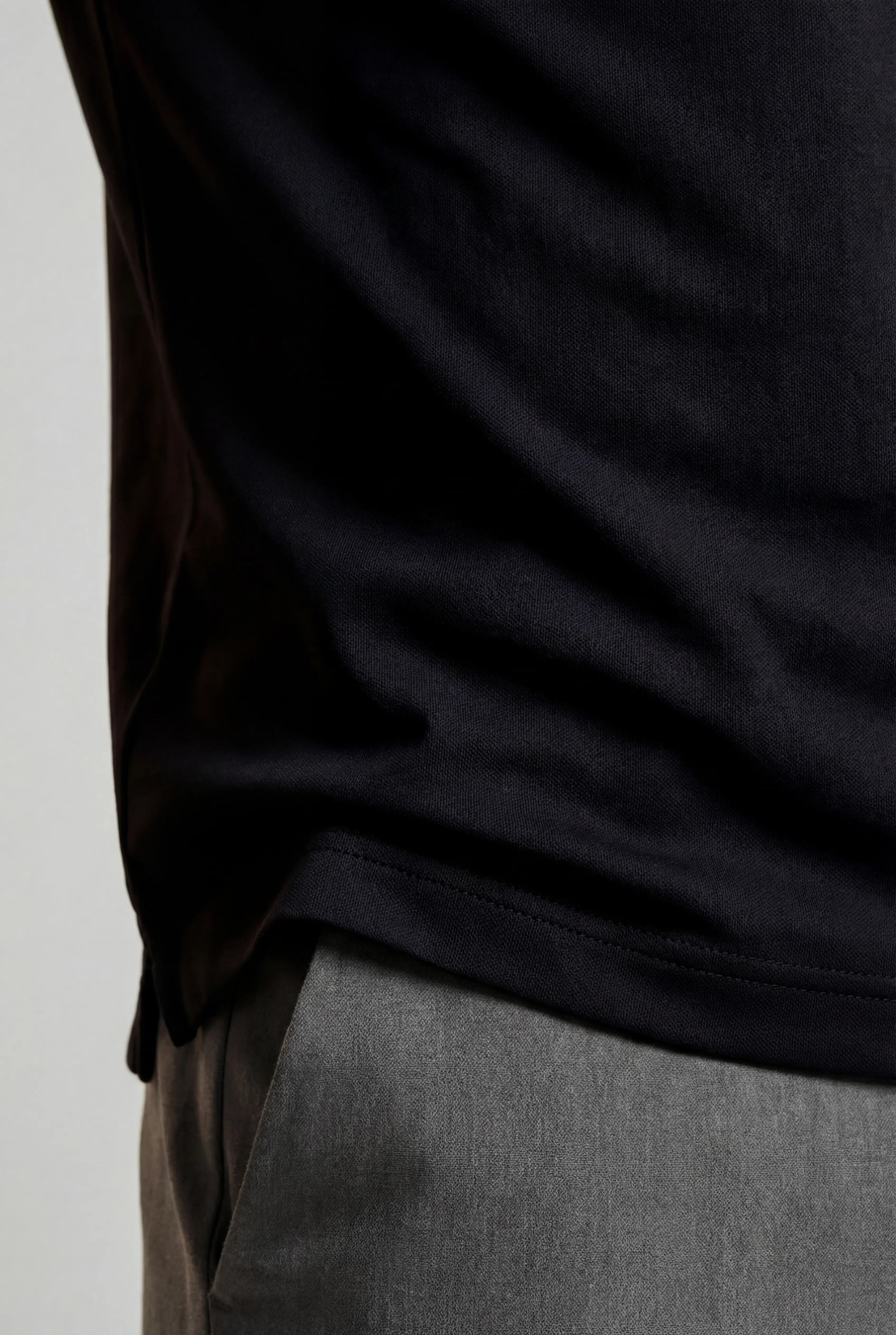 Polo Shirt Mænd i Teknisk Stof Slank Fit