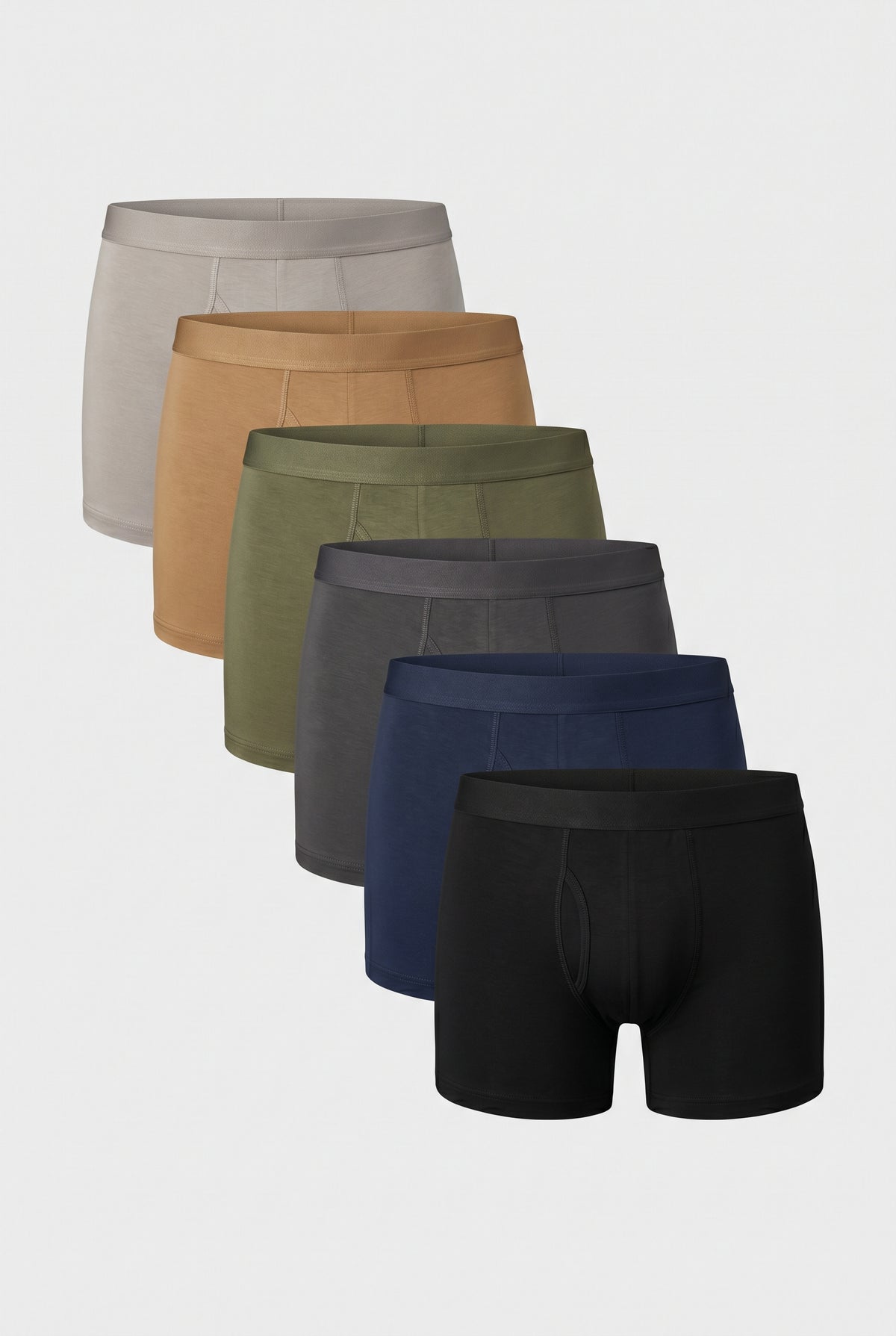 6-pack Bamboo Boxers - Premium Collection