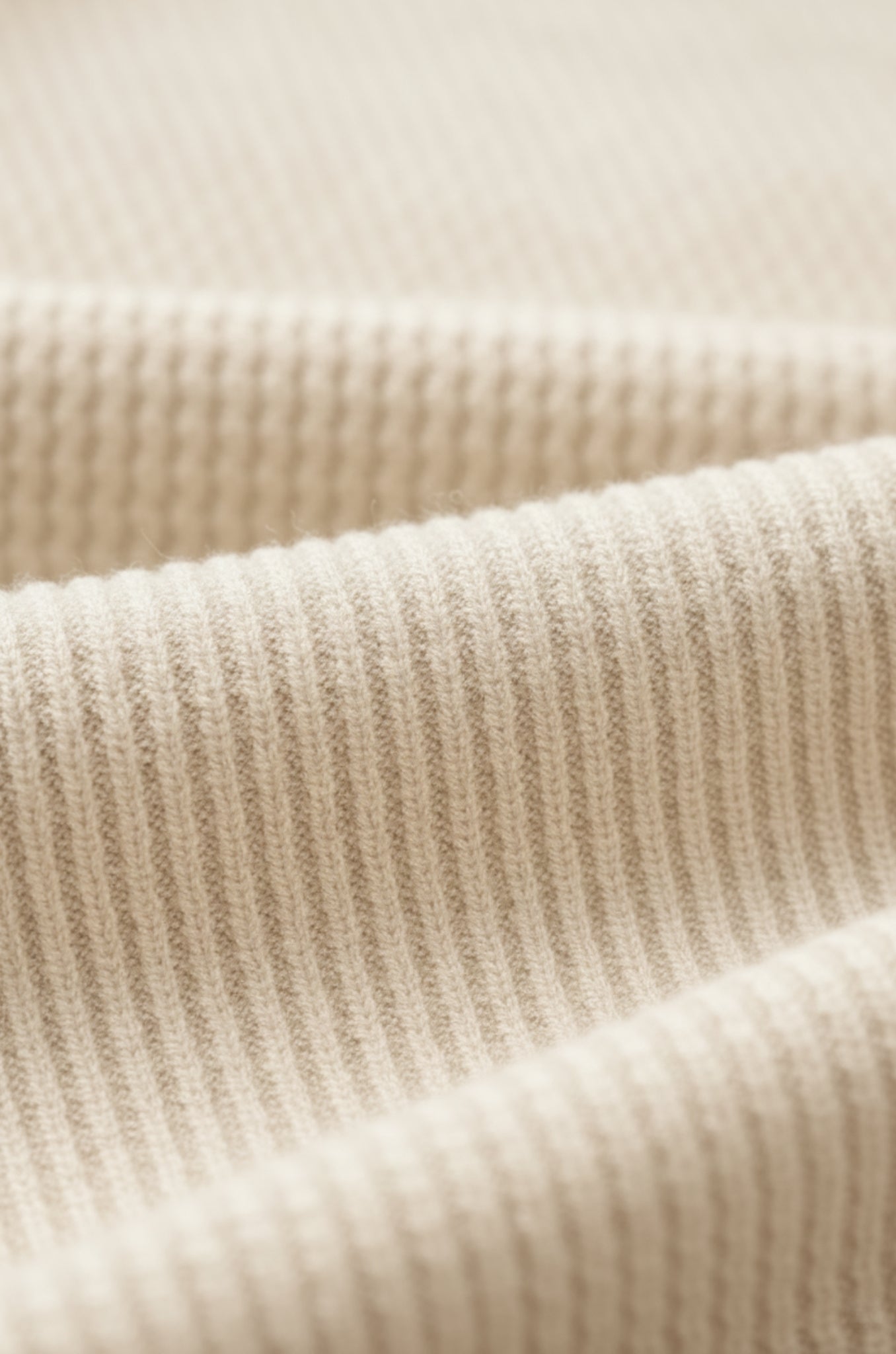 Herre polo strikskjorte med lange ærmer og krave – Creme – Regular Fit - - Sweatre - Valmont Wear