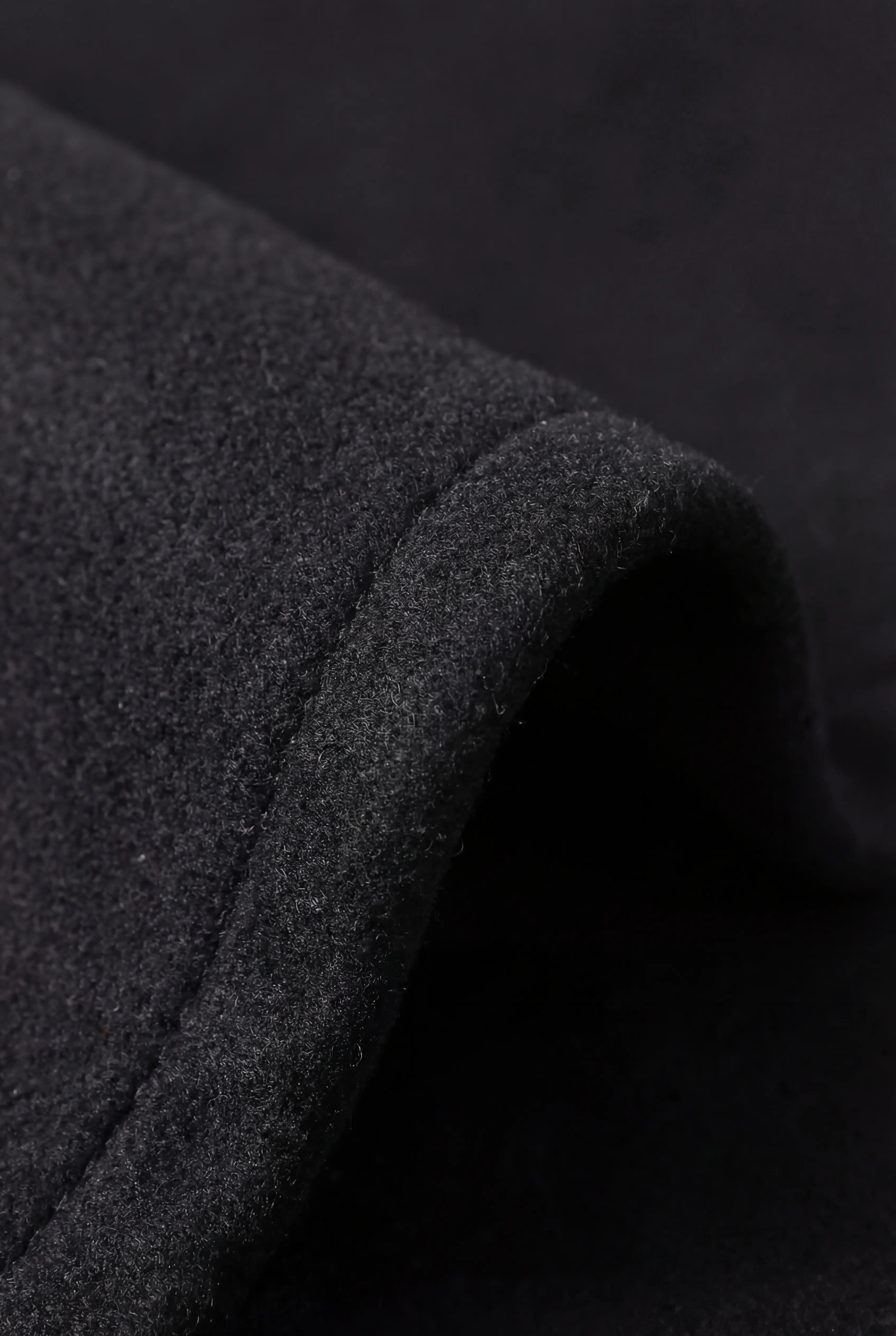 Herre Enkeltradet Lang Frakke – Sort