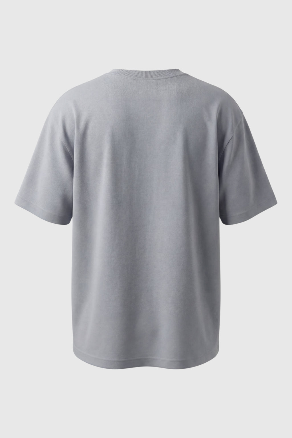 Herre T-shirt i Bomuld - Åndbar Kortærmet Rund Hals - Jerngrå - Herre T-shirts - Valmont Wear