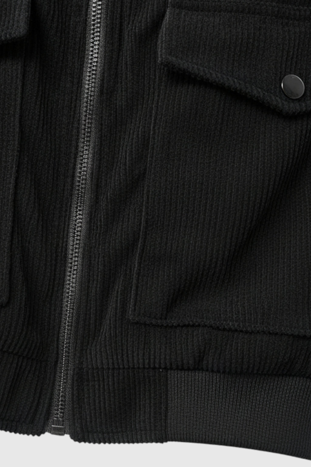 Herre Corduroy Jakke - Sort - - Jakker - Valmont Wear