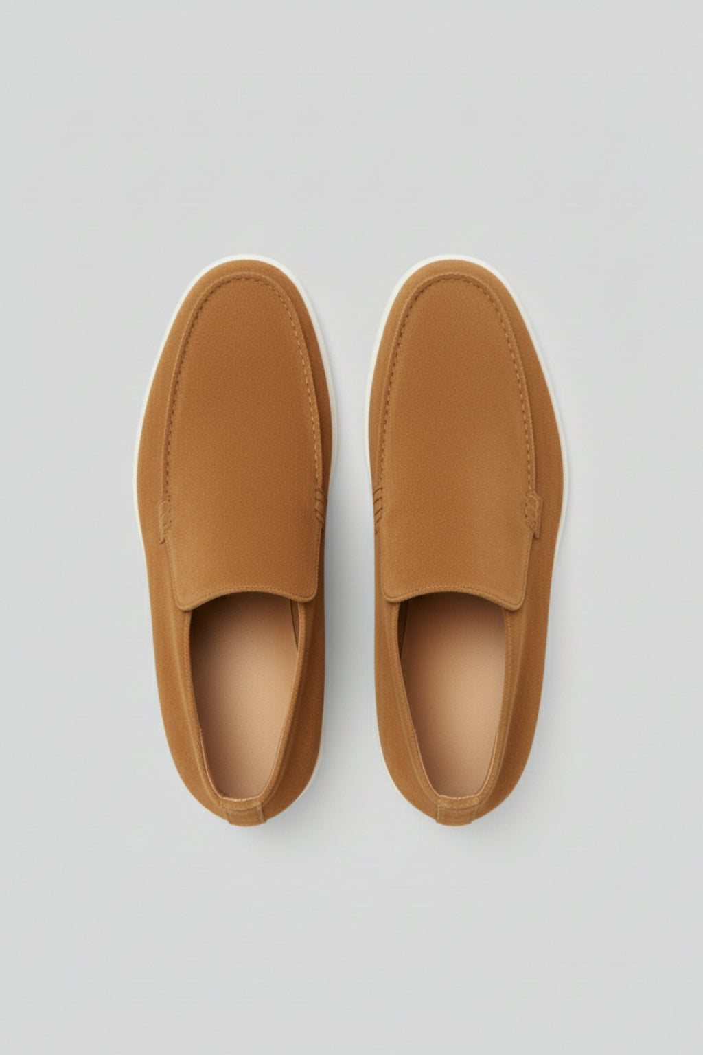 Herre Ruskinds Loafer Støvler – Slip-On Chukka Stil, Flad Hæl – Brun - - Boots - Valmont Wear