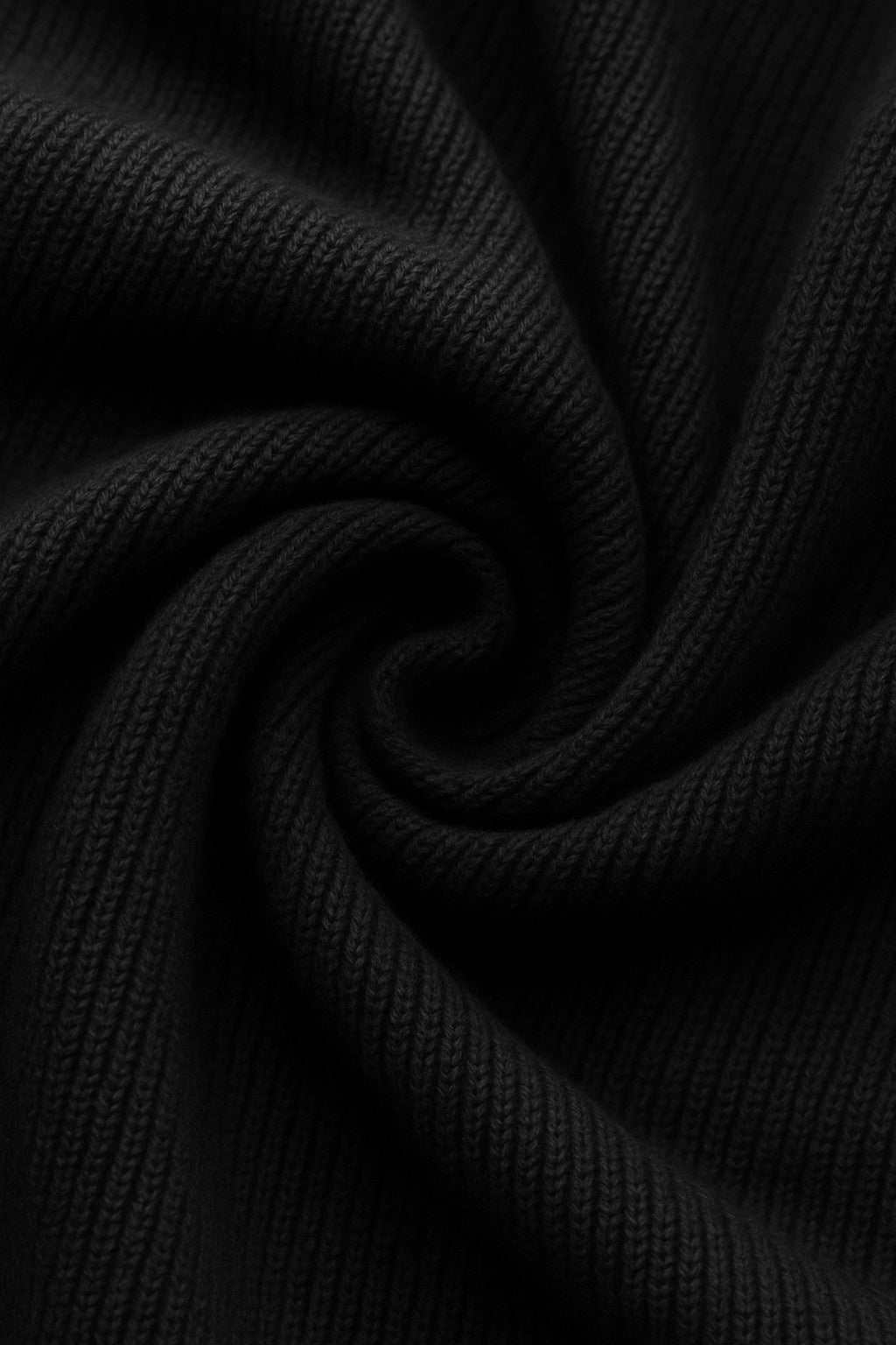 Herre Half-Zip Striktrøje med Ståkrave – Sort - - Striktrøje - Valmont Wear