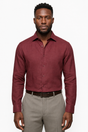 Hemd Herren Bordeaux – Regular Fit, Mikrofaser
