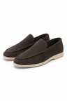 Mokkasiner til Mænd – Chokoladebrune Ruskind Loafers, Komfortabel Pasform, Str. 44 - Chokoladebrun - Loafers - Valmont Wear
