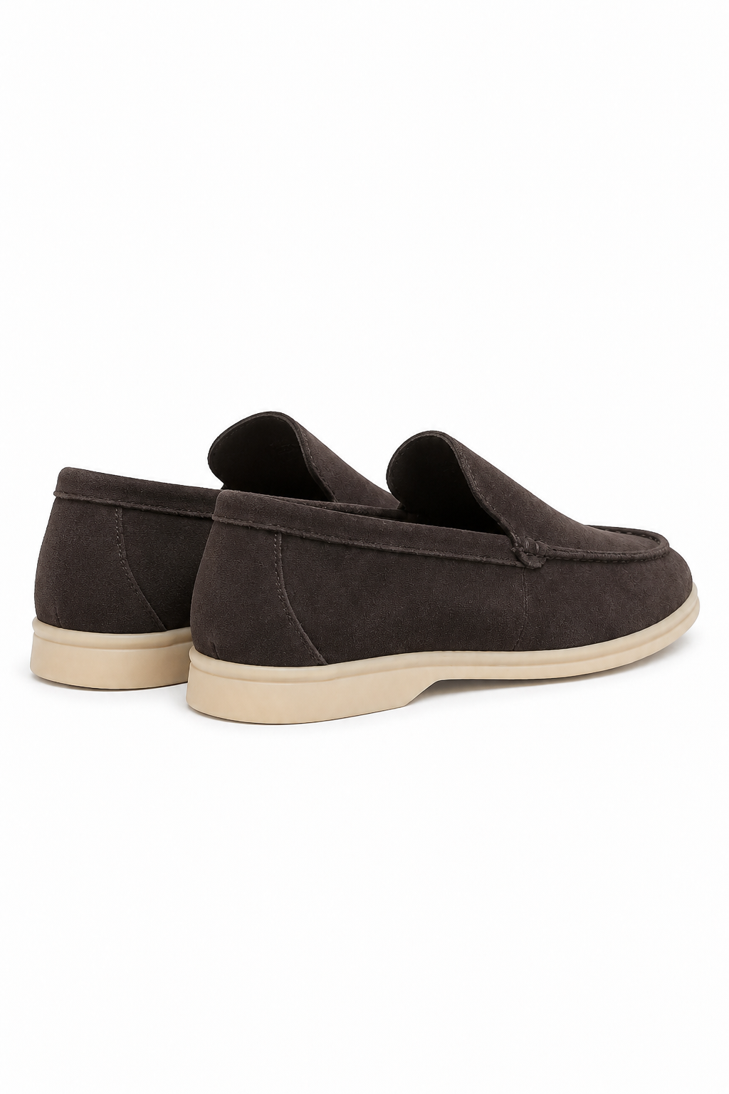 Mokkasiner til Mænd – Chokoladebrune Ruskind Loafers, Komfortabel Pasform, Str. 44 - - Loafers - Valmont Wear