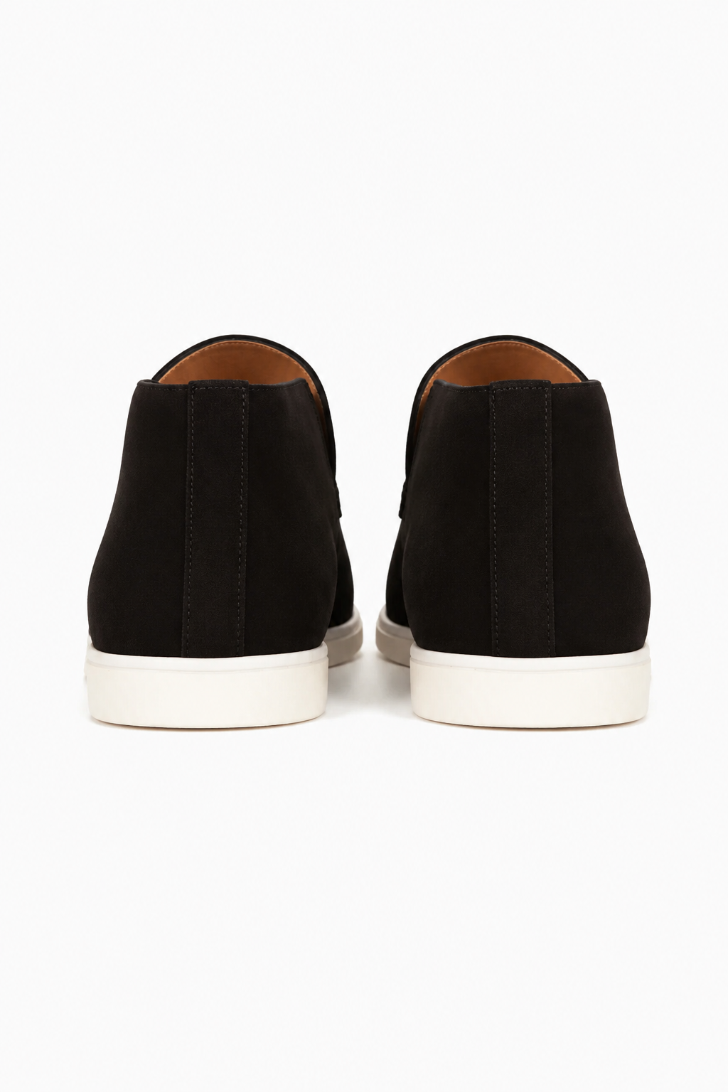 Mørkeblå Ruskind Loafers til Mænd – Premium Slip-on Sko i Blødt Ruskind - - Boots - Valmont Wear