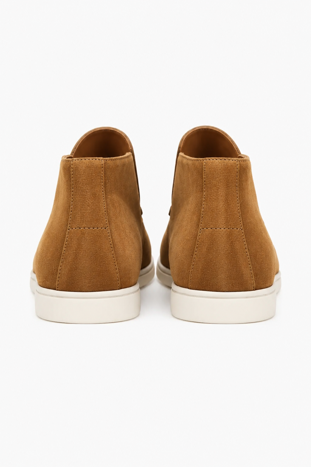 Mænds Brune Ruskind Loafers – Komfortable Slip-on Sko i Ægte Ruskind, Str. 43 - - Boots - Valmont Wear
