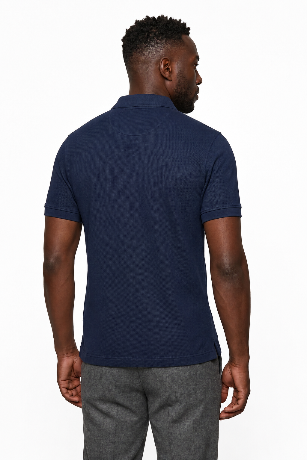 Hør Polo til Mænd i Marineblå - Premium Sommer Polo i Åndbart Hør - - Polo skjorter - Valmont Wear