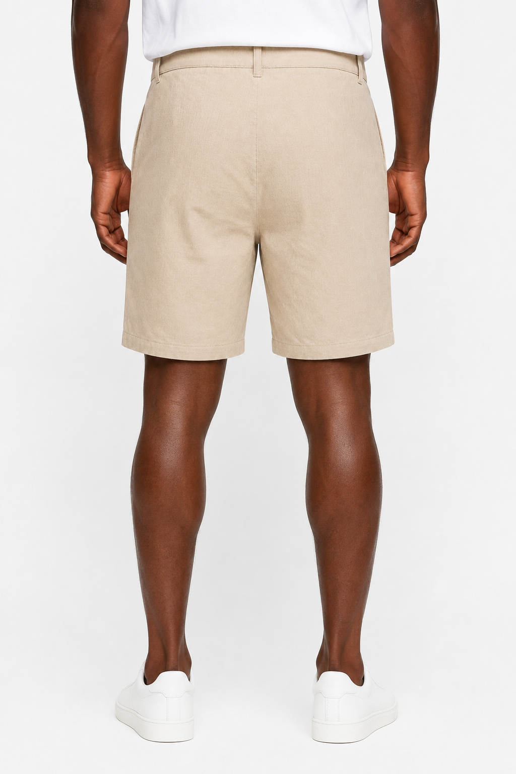 Beige Sommershorts til Mænd – Løs Pasform - - Shorts - Valmont Wear