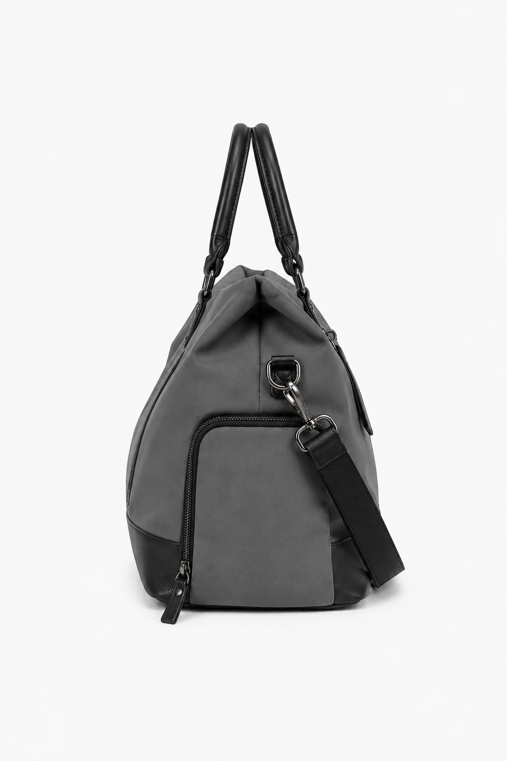Sort Vintage Rejsetaske i Full-Grain Læder til Mænd - Stor Læder Duffelbag - - Taske - Valmont Wear