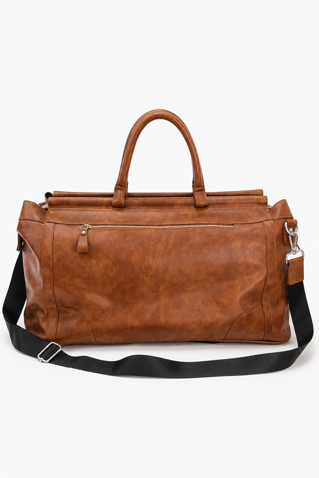 Vintage Lægetaske Læder Duffel til Mænd - Natural Tan Doctor-Style - - Taske - Valmont Wear