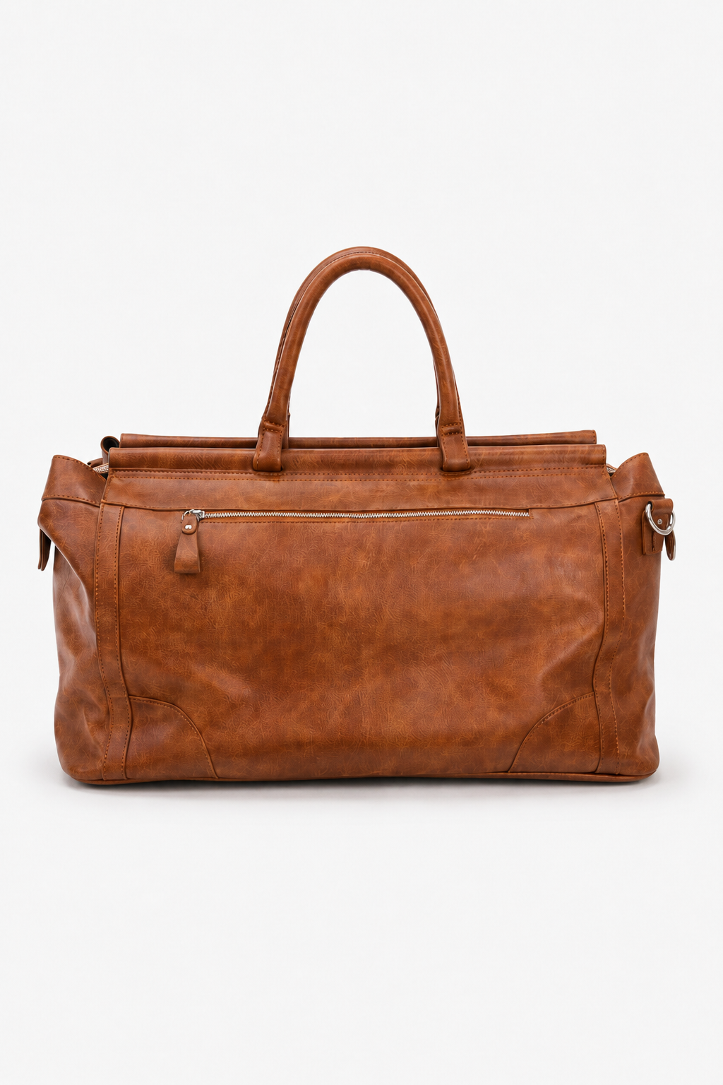 Vintage Lægetaske Læder Duffel til Mænd - Natural Tan Doctor-Style - - Taske - Valmont Wear