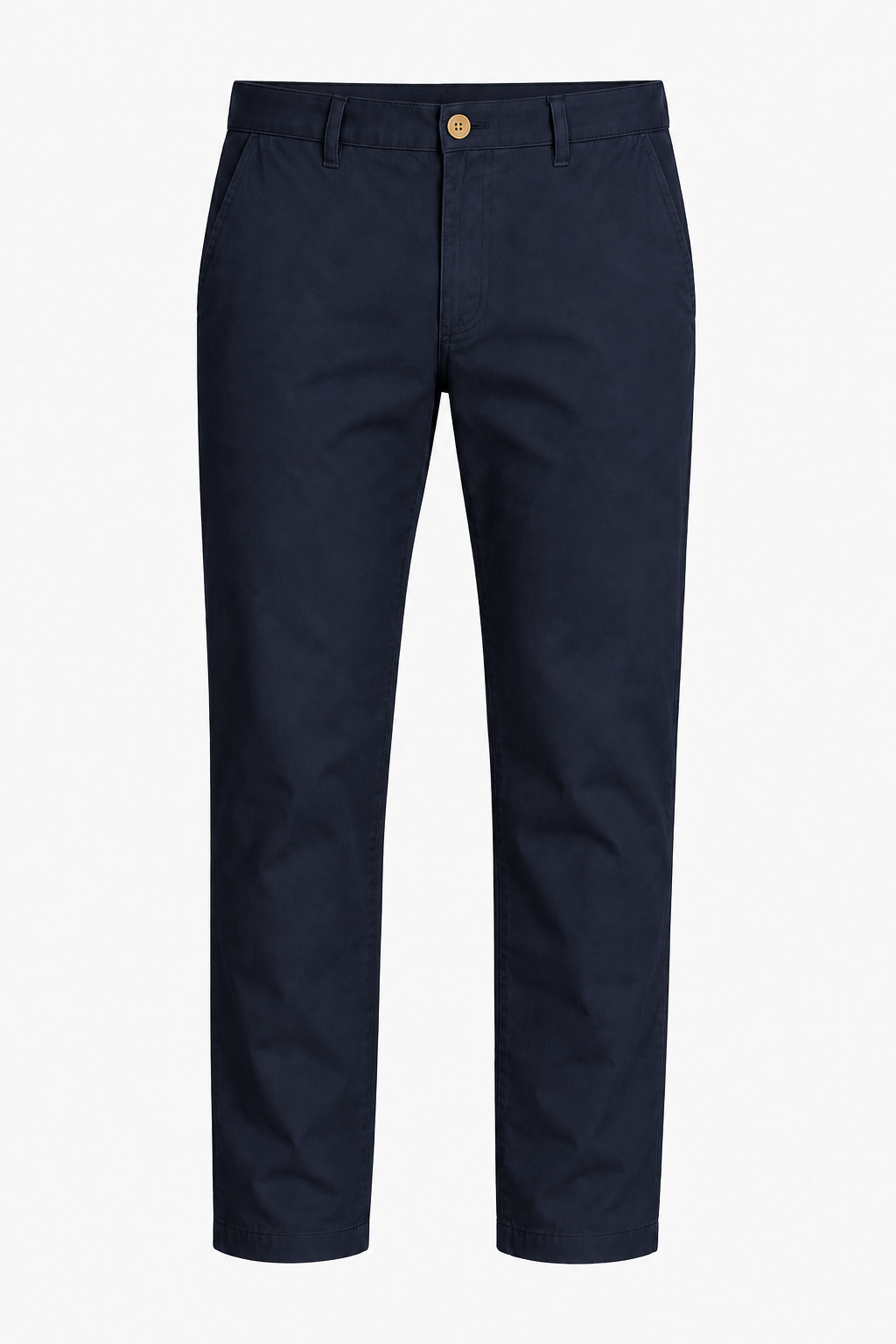 Herrebukser til Mænd - Marineblå - Bomuld - Straight Fit - - Pants - Valmont Wear