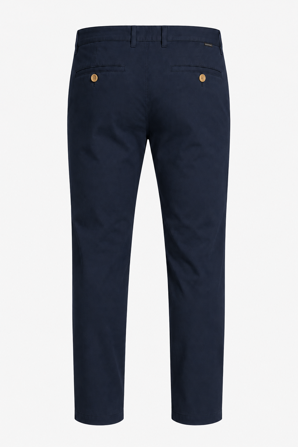 Herrebukser til Mænd - Marineblå - Bomuld - Straight Fit - - Pants - Valmont Wear