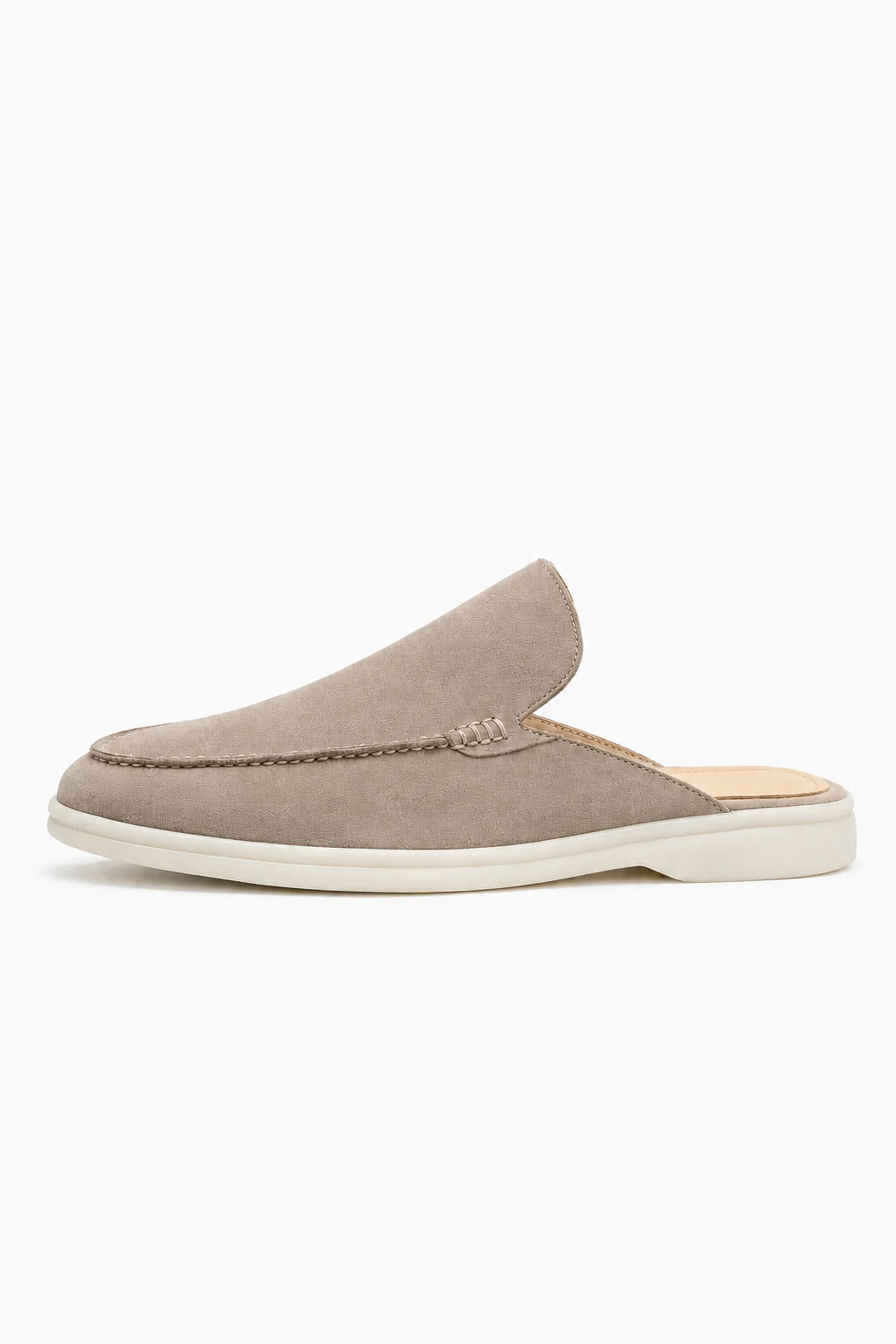 Mule Loafer til Mænd i Sand - Komfortabel Slip-On Sko med Åben Hæl - - Sandaler - Valmont Wear