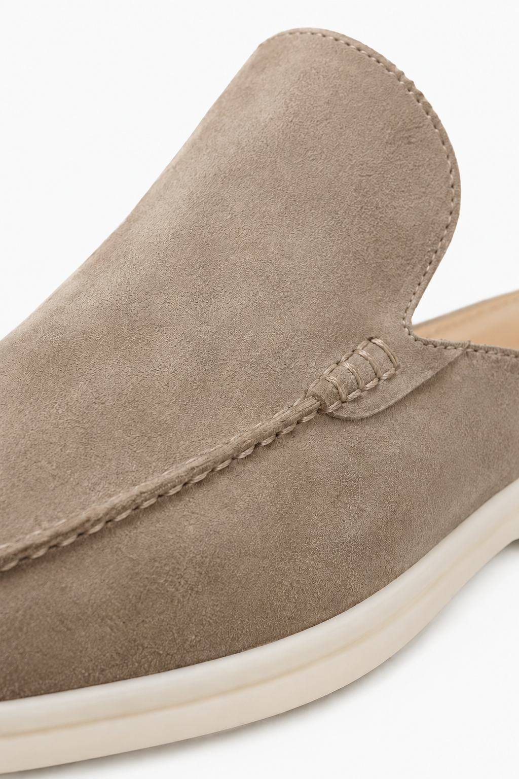 Mule Loafer til Mænd i Sand - Komfortabel Slip-On Sko med Åben Hæl - - Sandaler - Valmont Wear