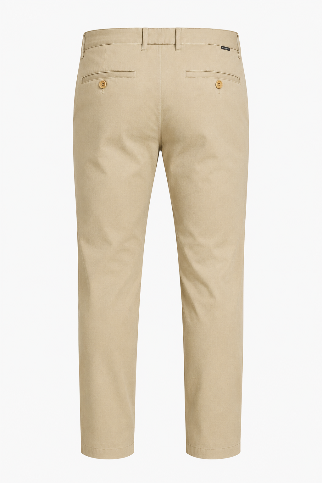 Khaki Straight Fit Bomuldsbukser til Mænd – Komfortable og Stilfulde - - Pants - Valmont Wear