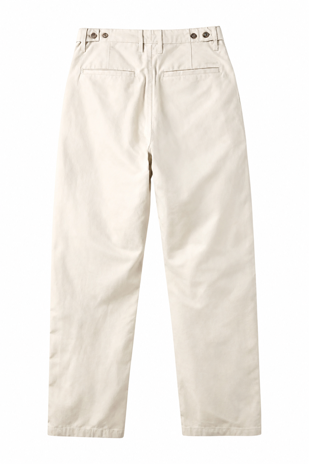 Chinos til Mænd - Sand - Uld - Løs Pasform - - Chinos - Valmont Wear