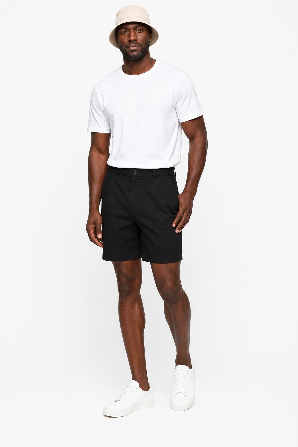 Herreshorts i Sort Hør – Stilrene og Komfortable Shorts til Mænd - - Shorts - Valmont Wear
