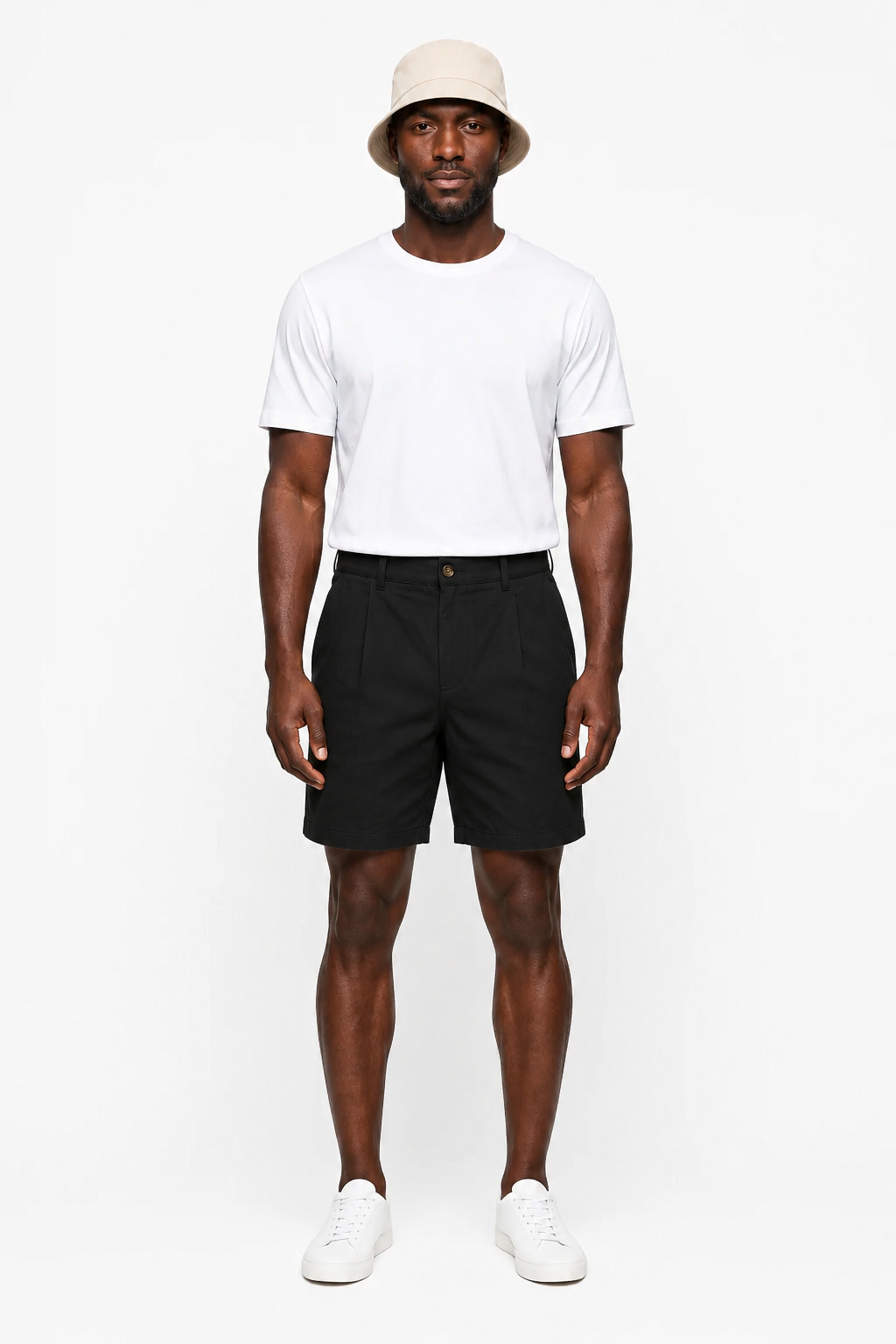 Herreshorts i Sort Hør – Stilrene og Komfortable Shorts til Mænd - - Shorts - Valmont Wear