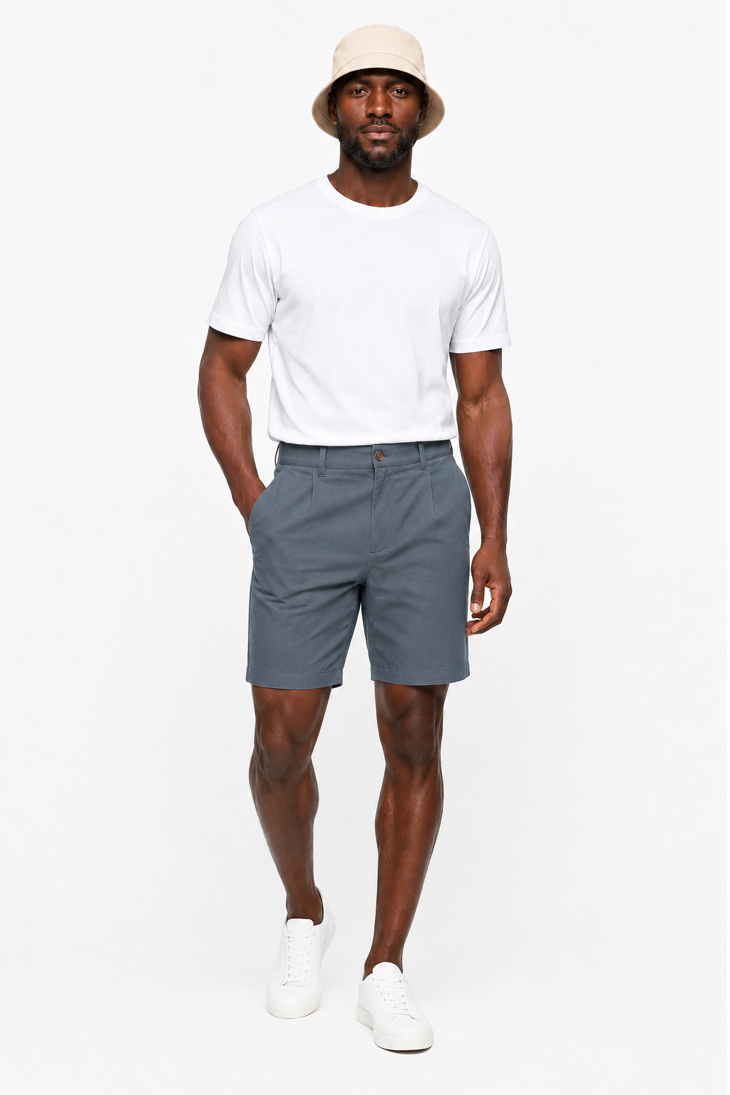 Skifergrijze Herenshorts – Comfortabele Pasvorm en Stijlvol Design - - Shorts - Valmont Wear