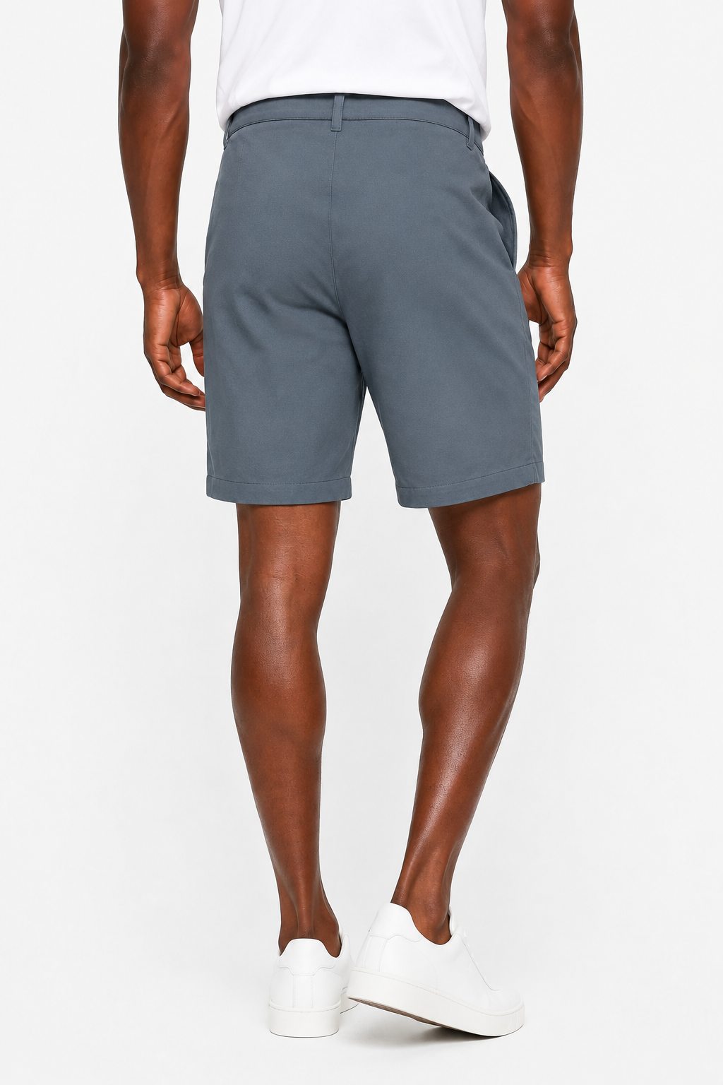 Hørshorts til mænd i skifergrå - Komfortable og stilfulde herreshorts i hør - - Shorts - Valmont Wear