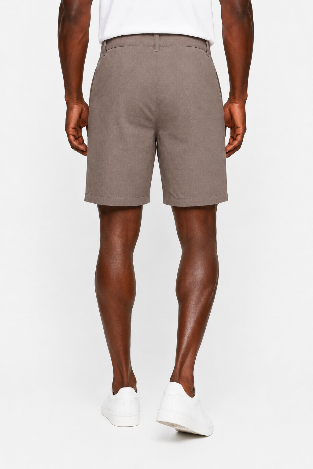 Herreshorts i taupe hør - Perfekte til sommer og fritid - - Shorts - Valmont Wear