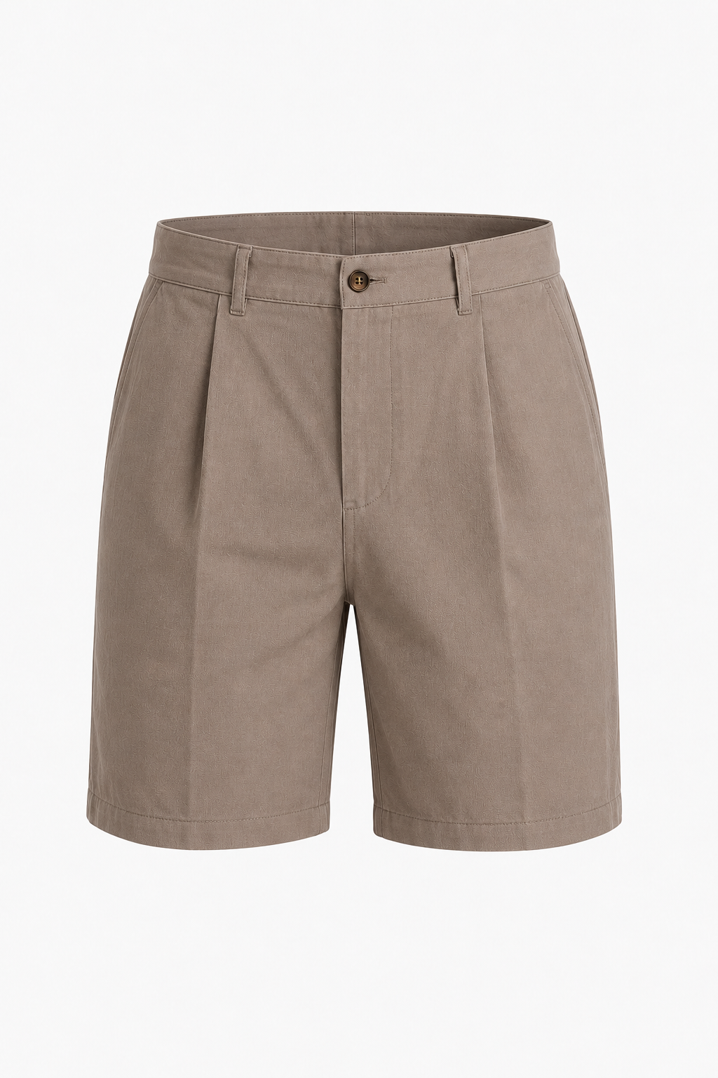 Taupe Herenshorts – Comfortabele Pasvorm voor Zomer en Vrije Tijd - - Shorts - Valmont Wear