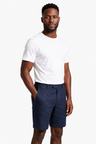 Mørkeblå Hørshorts til Mænd – Premium Linnen Sommershorts med Komfortabel Pasform - - Shorts - Valmont Wear