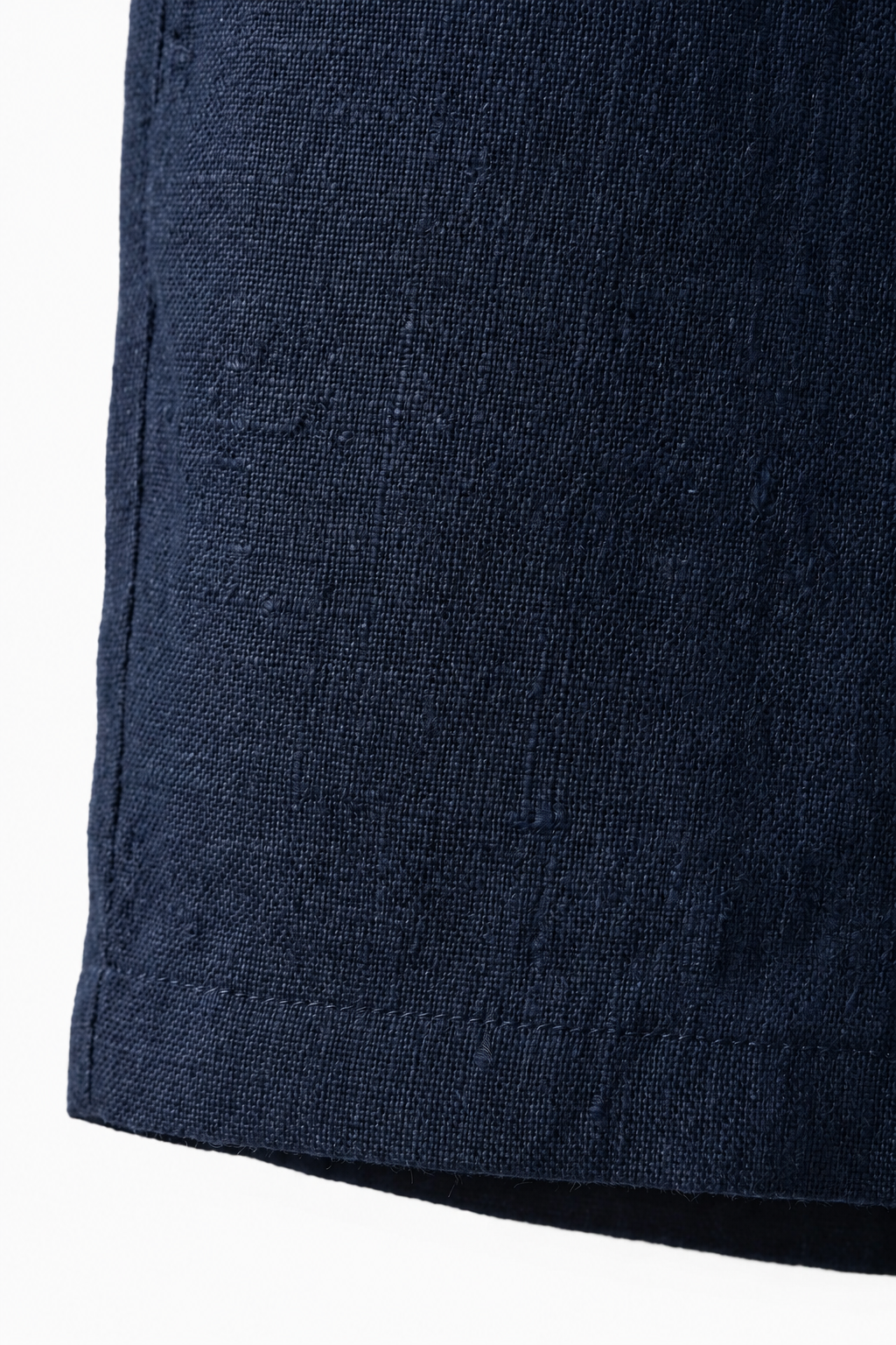 Mørkeblå Hørshorts til Mænd – Premium Linnen Sommershorts med Komfortabel Pasform - - Shorts - Valmont Wear