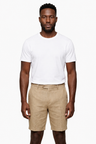 Herre Linnedshorts – Beige/Stenfarvet, Åndbare & Komfortable, Str. 38 - - Shorts - Valmont Wear