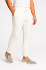 Bukser til Mænd - Hvid - Premium Tekstilfiber - Regular Fit med Snøre - Hvid - Pants - Valmont Wear